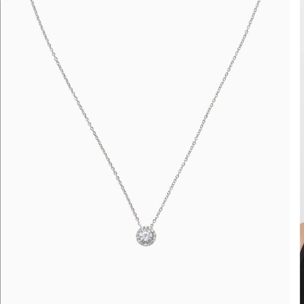 Stella & dot silver necklace